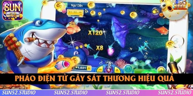 Pháo điện tử có khả năng tấn công diện rộng và gây sát thương hiệu quả