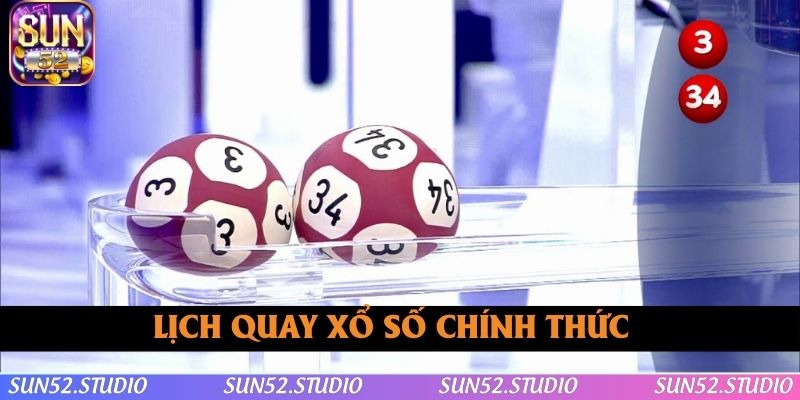 Lịch quay của công ty kiến thiết rõ ràng